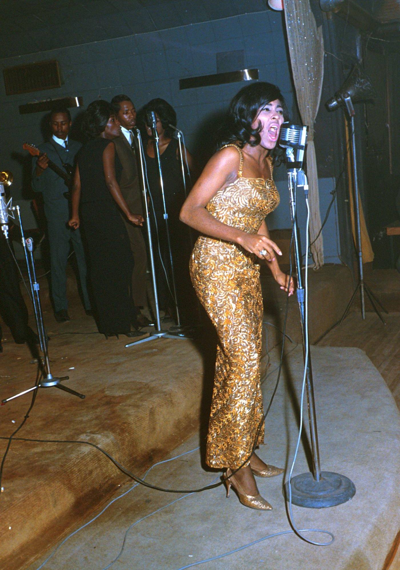 Tina Turner Performing Onstage In 1964 In Dallas Fort Worth, Texas.