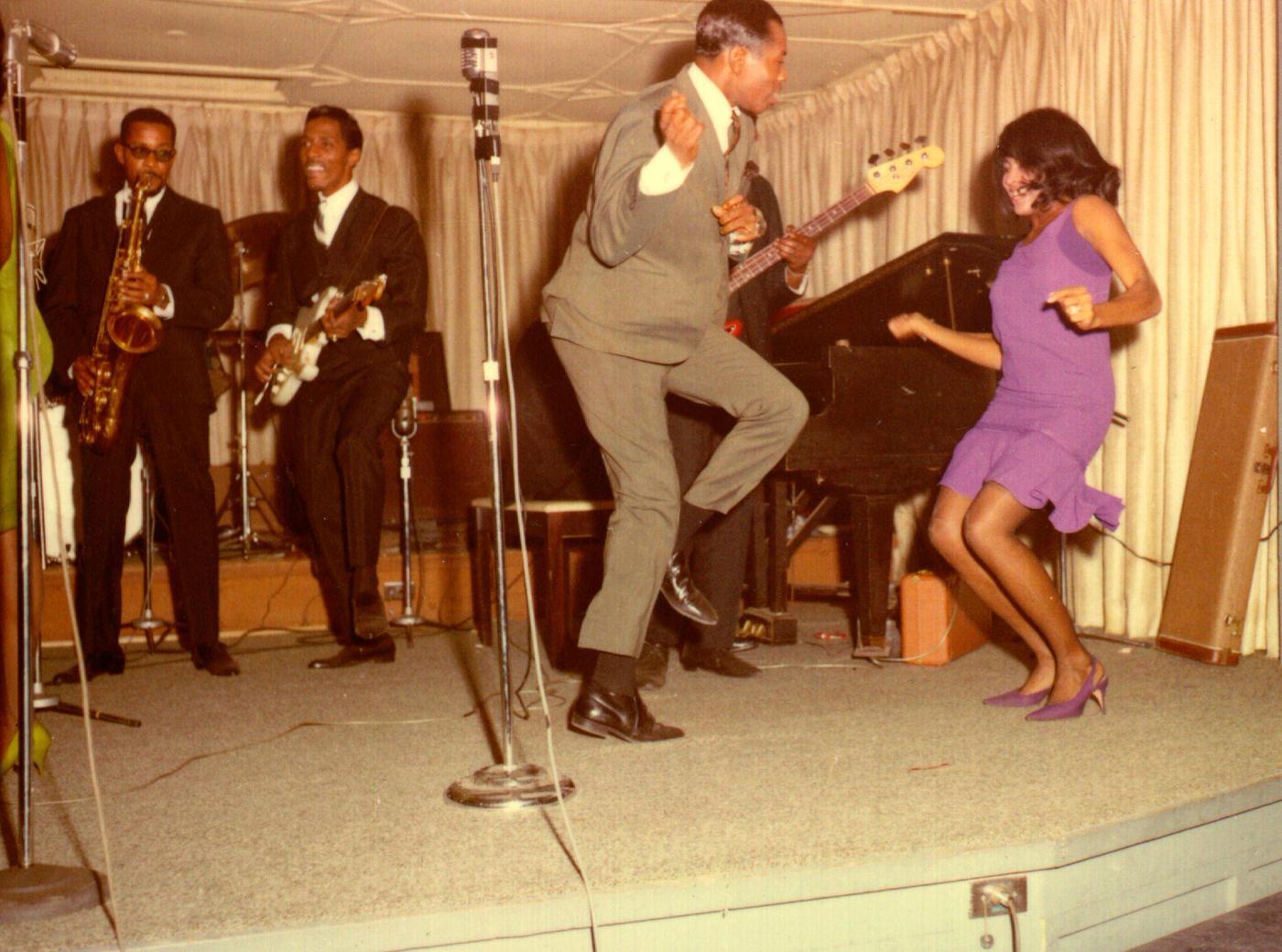 Ike &Amp;Amp; Tina Turner Performing Onstage With A Fender Stratocaster Electric Guitar In 1964 In Dallas Fort Worth