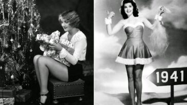 Hollywood Actresses Christmas Pinup