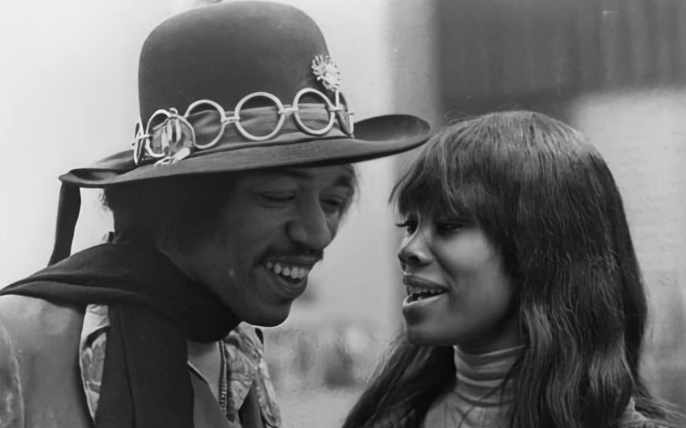Jimi Hendrix And Lithofayne Pridgon