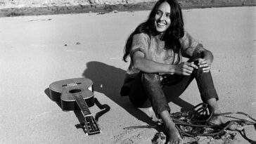 Joan Baez On The Beach