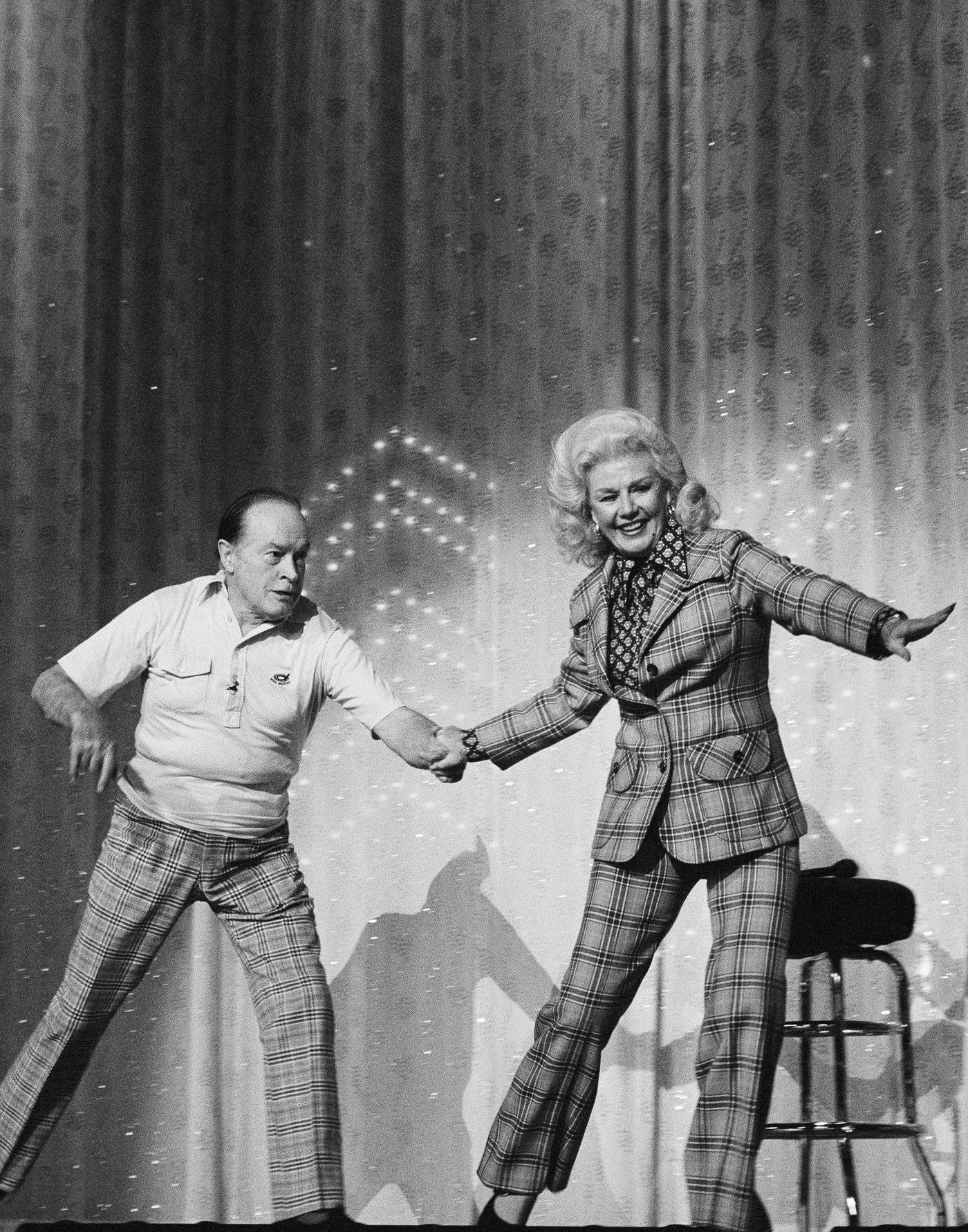 Bob Hope And Ginger Rogers During Rehearsal For The Ohio Jubilee, 1970S