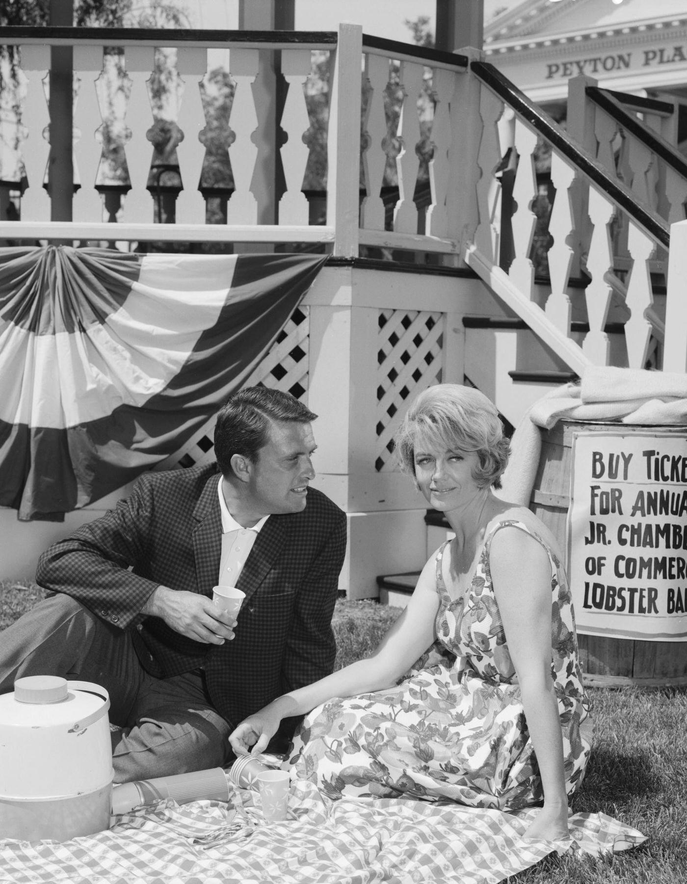 Dorothy Malone Appearing In 'Peyton Place', Episodes #94 &Amp;Amp; #95, 1965.