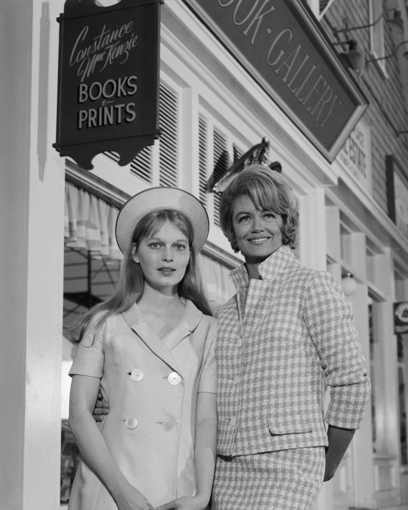 Dorothy Malone Appearing In 'Peyton Place', Episode #100, 1965.