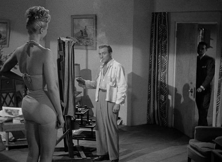 Leslie Brooks, Richard Dix, And Michael Duane In &Amp;Quot;The Secret Of The Whistler&Amp;Quot;, 1946