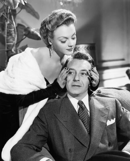 Paul Henreid And Leslie Brooks In &Amp;Quot;Hollow Triumph&Amp;Quot;, 1948