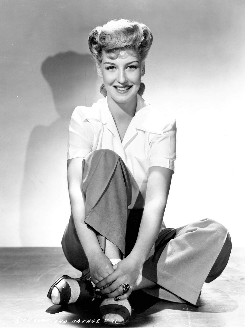 American Actress Ann Savage Pictured In An Unidentified Role.