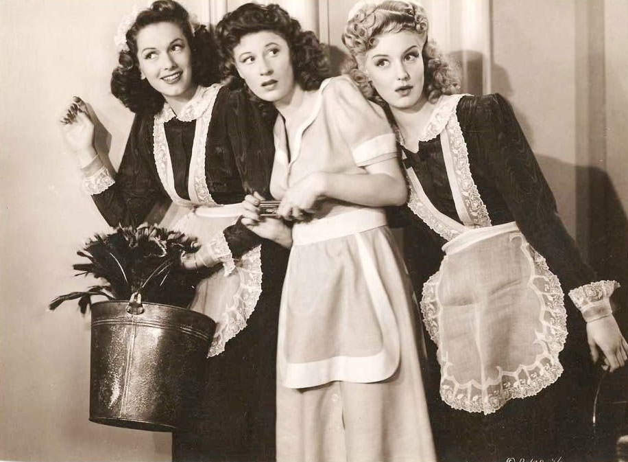Joan Davis, Jinx Falkenburg, And Ann Savage In The Movie &Amp;Quot;Two Señoritas From Chicago,&Amp;Quot; 1943.