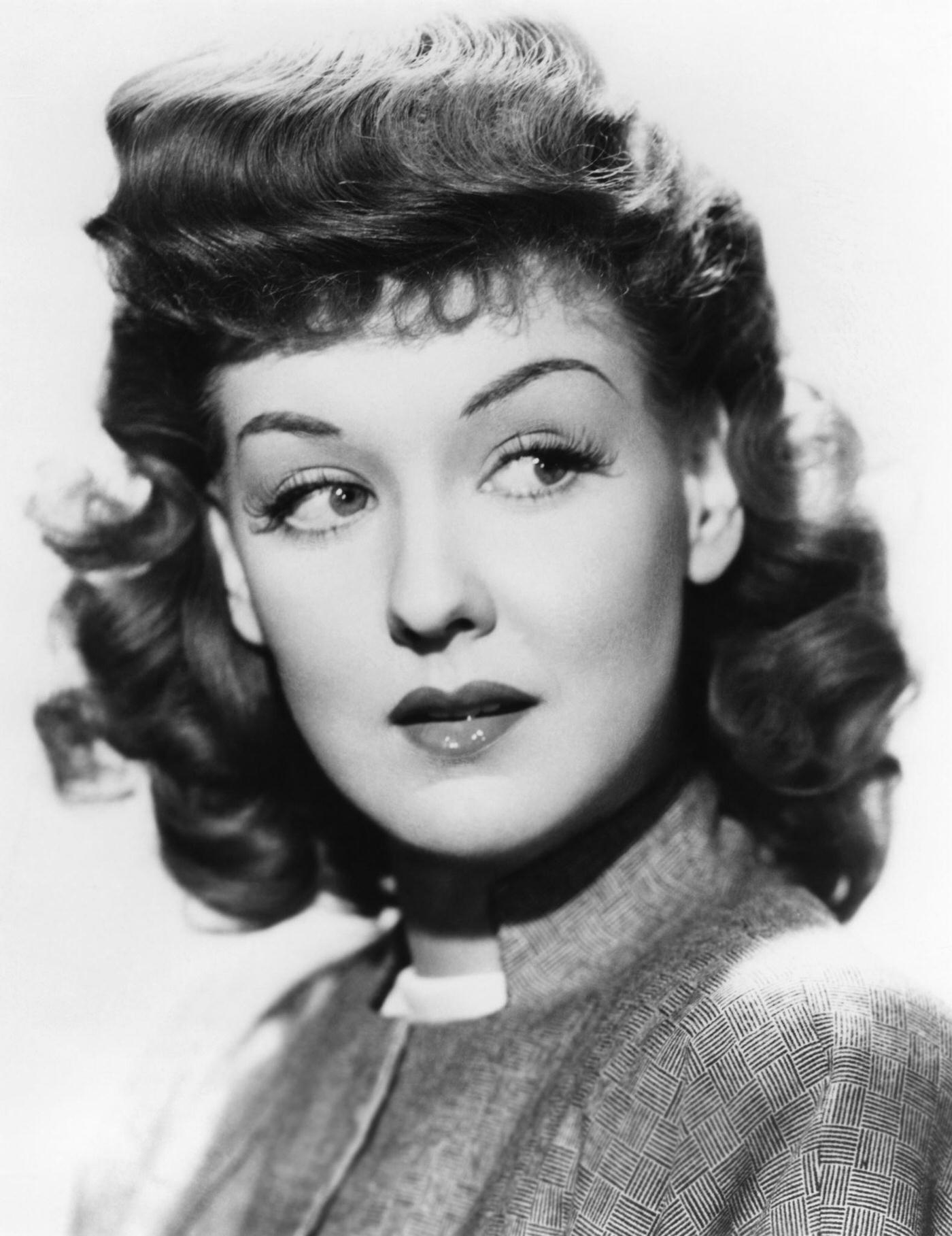 Actress Ann Savage Stars In A Scene From The Movie &Amp;Quot;Scared Stiff.&Amp;Quot;