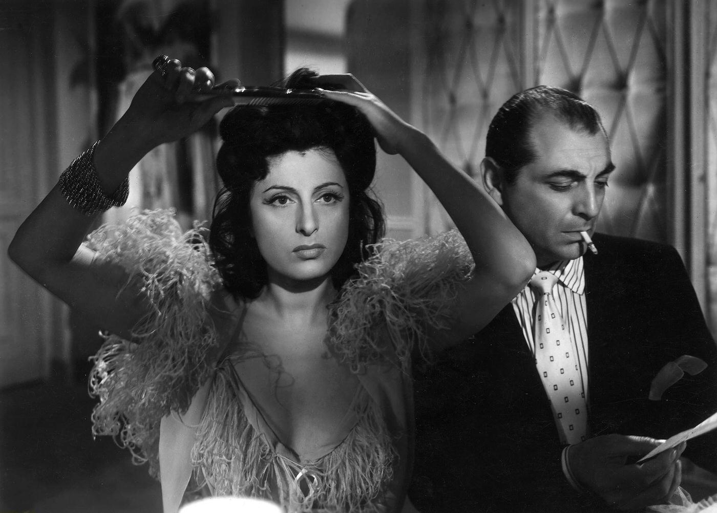 Anna Magnani In A Scene From The Movie 'Il Bandito', Directed By Alberto Lattuada, 1946