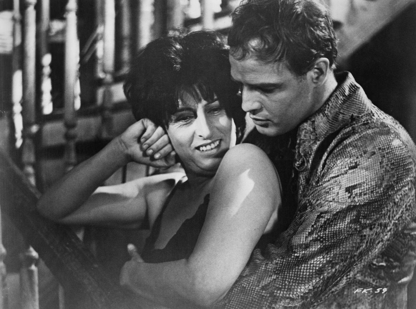 Anna Magnani As Lady Torrance And Marlon Brando As Valentine 'Snakeskin' Xavier In The Fugitive Kind, Directed By Sidney Lumet, 1959
