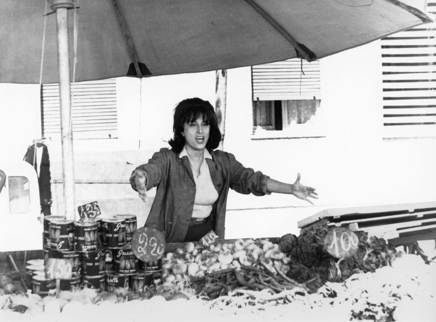 Anna Magnani On The Set Of The Film Mamma Roma, Directed By Pier Paolo Pasolini, 1962