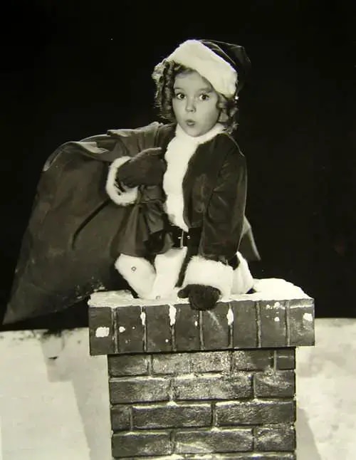Shirley Temple On Christmas In 1935