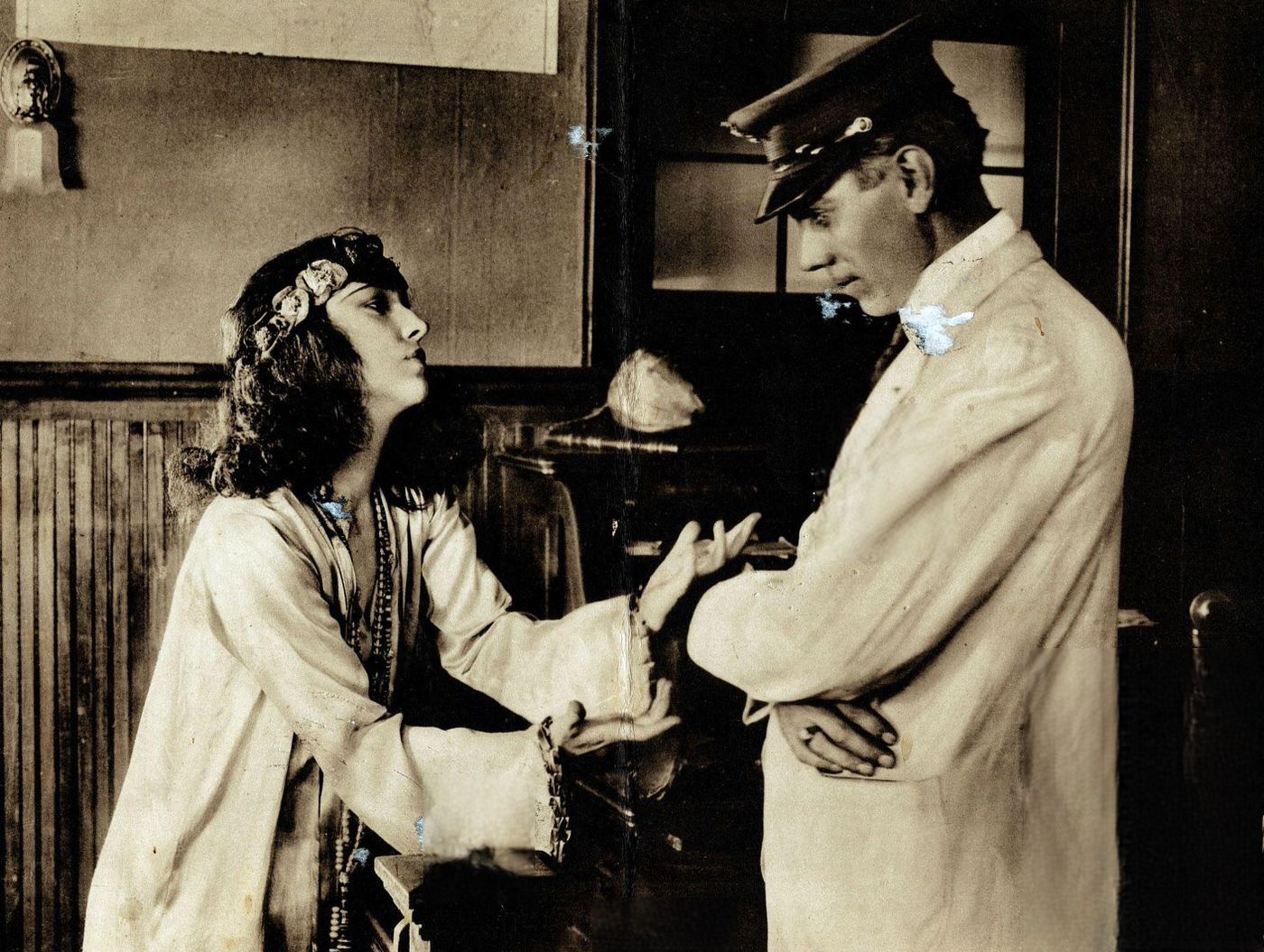 Lobby Card For The Film A Fallen Idol 1919 Featuring Evelyn Nesbit.