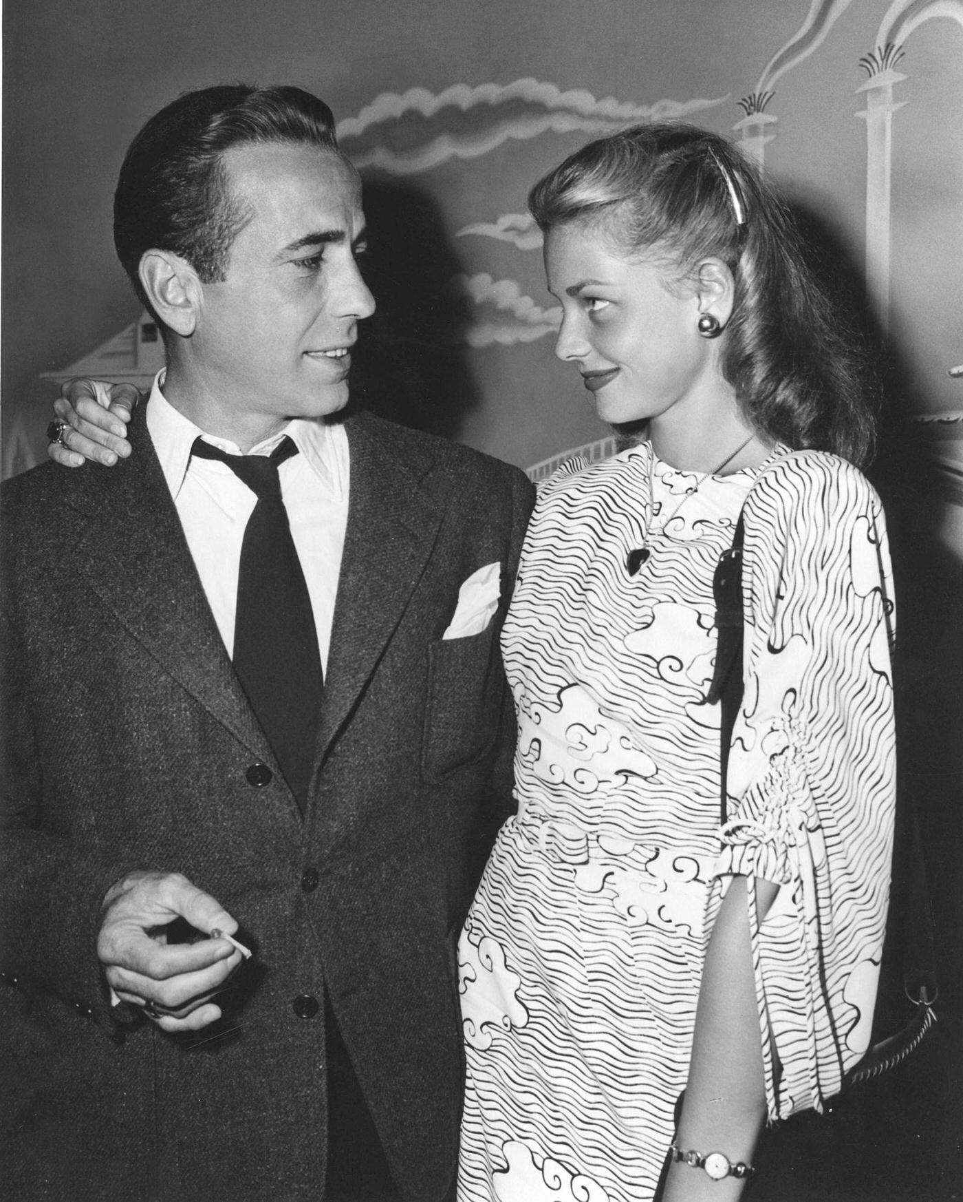 Lauren Bacall With Her Husband, Actor Humphrey Bogart