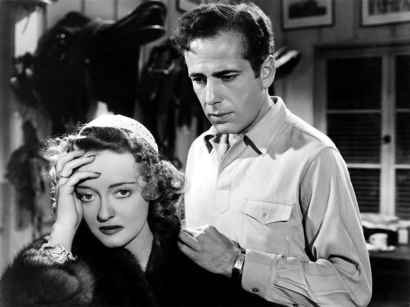 Bette Davis And Humphrey Bogart In A Scene From The Movie &Amp;Quot;Dark Victory&Amp;Quot;