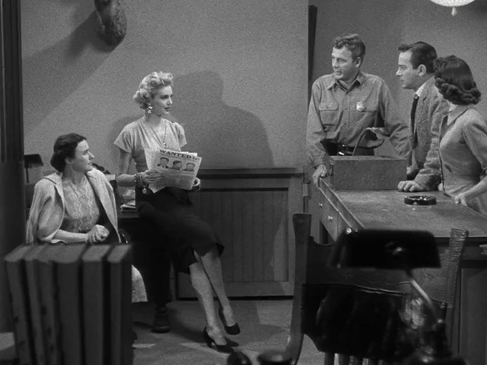 Kathleen Hughes Appears Alongside Richard Carlson, Charles Drake, Virginia Mullen, And Barbara Rush In &Amp;Quot;It Came From Outer Space&Amp;Quot; 1953 .