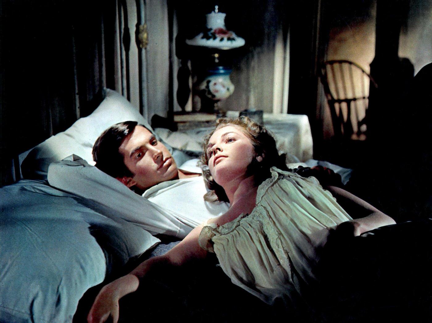 Luana Patten With George Hamilton In 'A Thunder Of Drums', 1961.