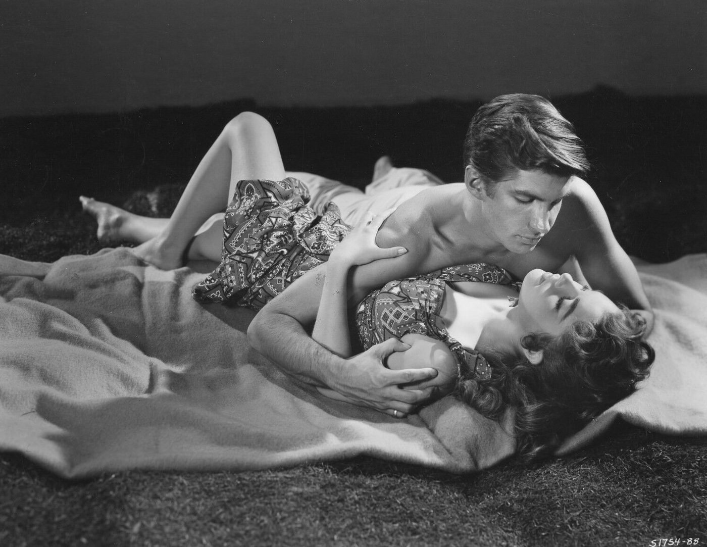 George Hamilton And Luana Patten In 'Home From The Hill', 1960.