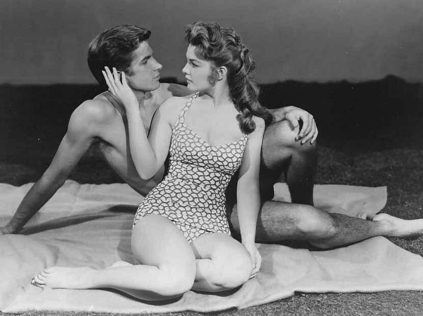 George Hamilton And Luana Patten In 'Home From The Hill', 1960.