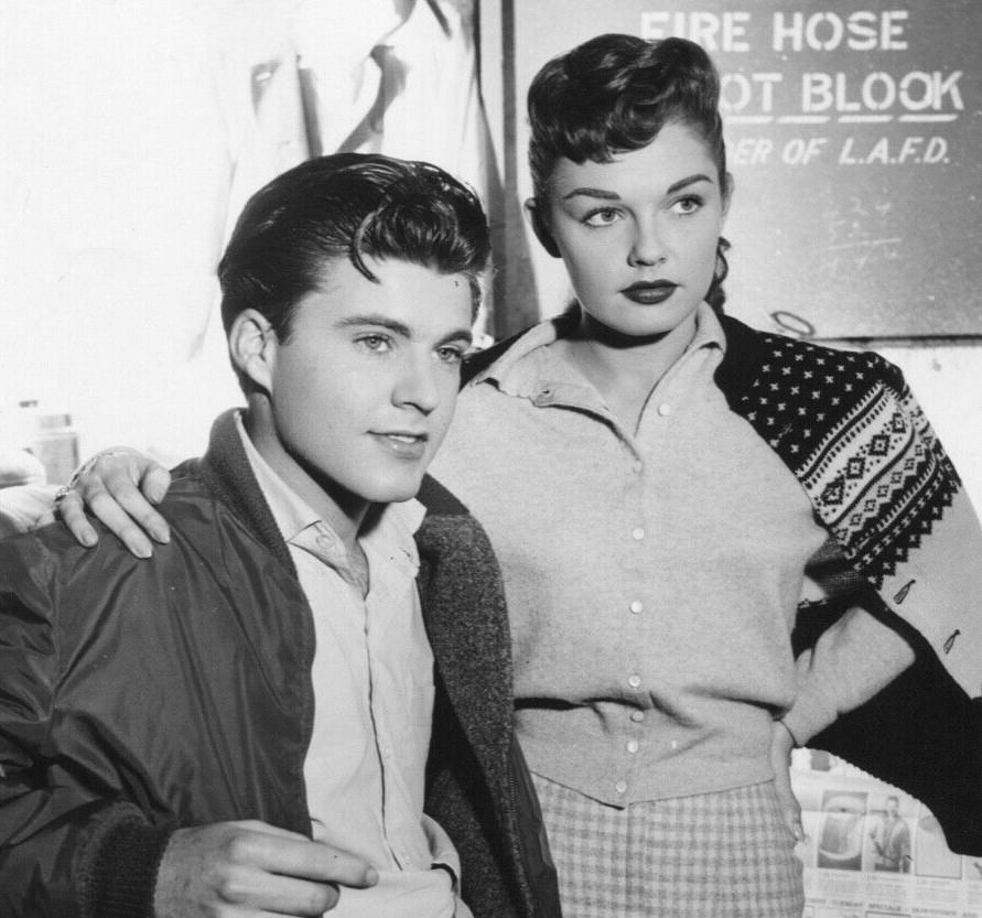 Ricky Nelson And Luana Patten In 'The Adventures Of Ozzie And Harriet', 1952.