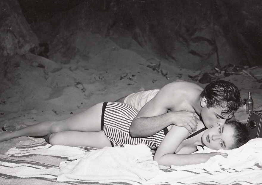 Luana Patten And John Saxon In 'Rock, Pretty Baby!', 1956.