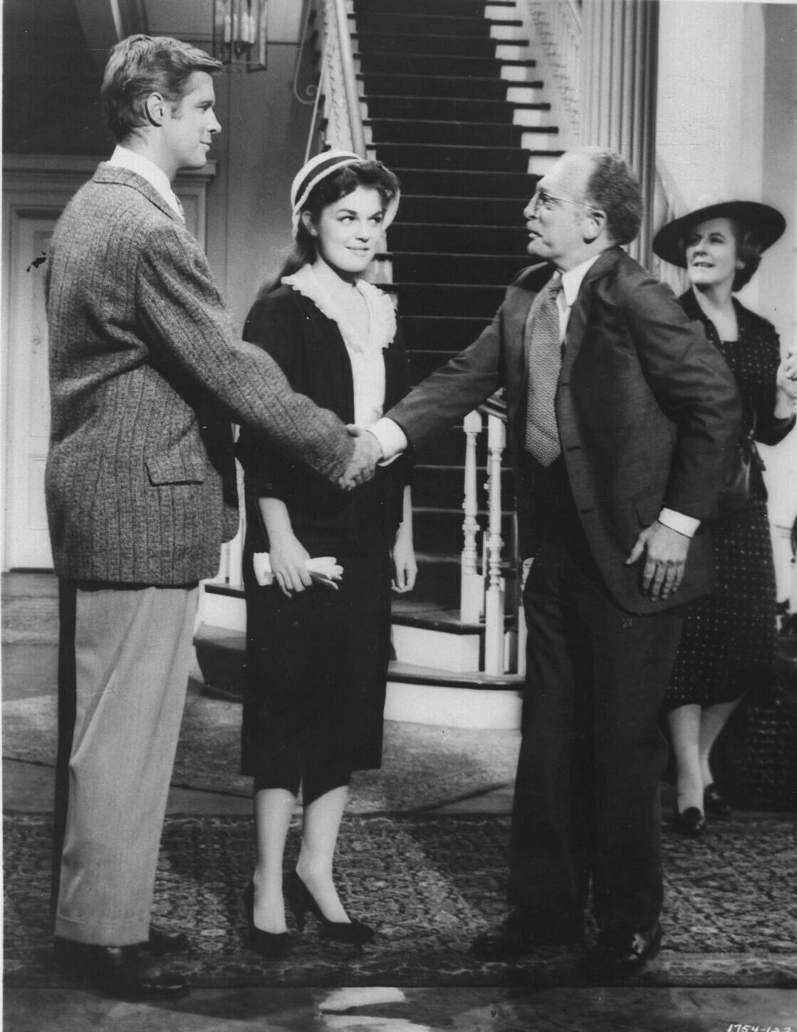 Luana Patten: George Peppard, Luana Patten, Anne Seymour, And Everett Sloane In 'Home From The Hill', 1960.