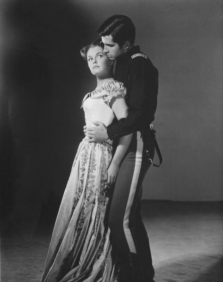 Luana Patten: George Hamilton And Luana Patten In 'A Thunder Of Drums', 1961.