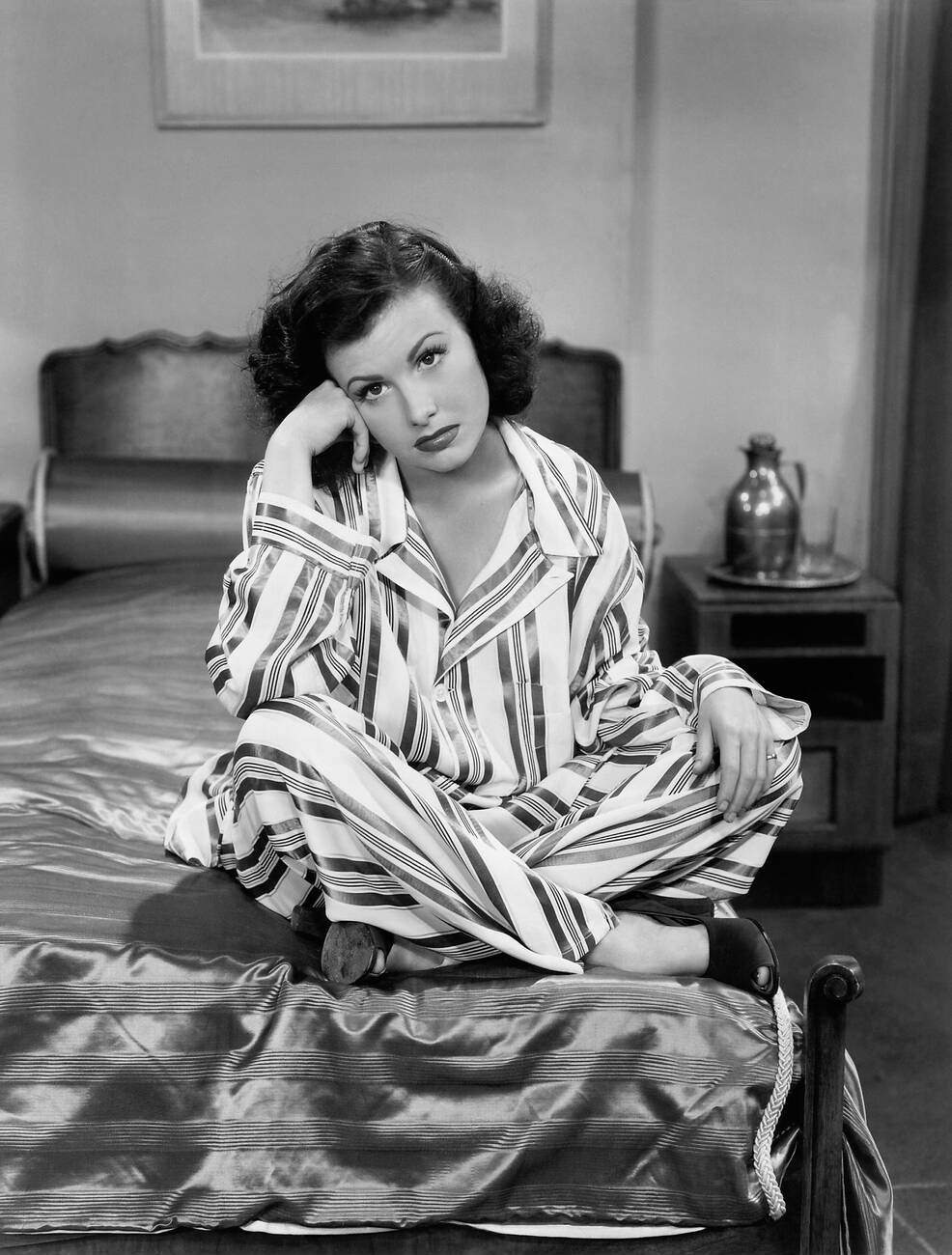 Portrait Of Sheila Ryan In The Film 'Deadline For Murder'.