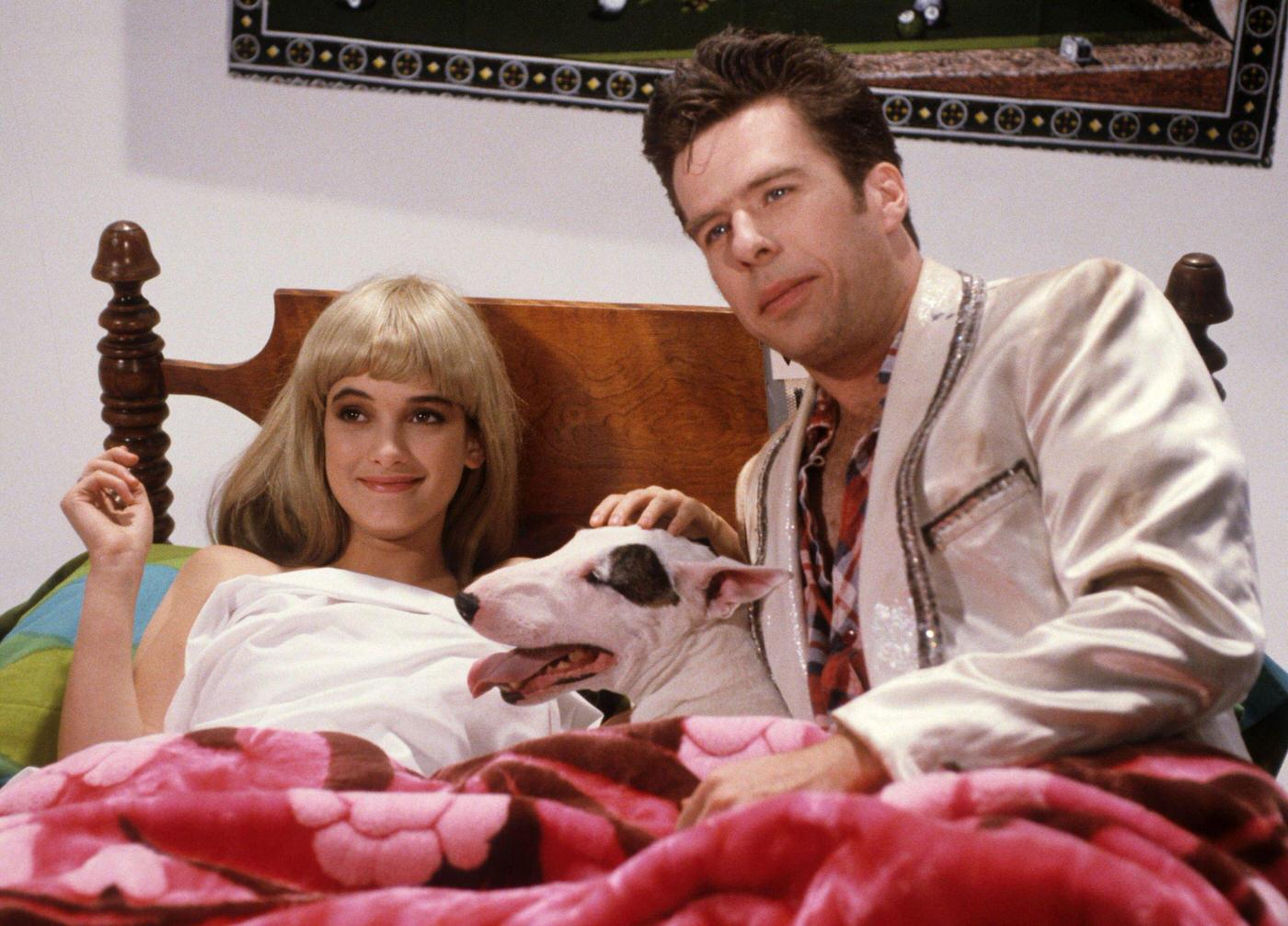 Winona Ryder On The Set Of &Amp;Quot;Debbie Gibson Is Pregnant With My Two-Headed Love Child&Amp;Quot; Music Video, 1989