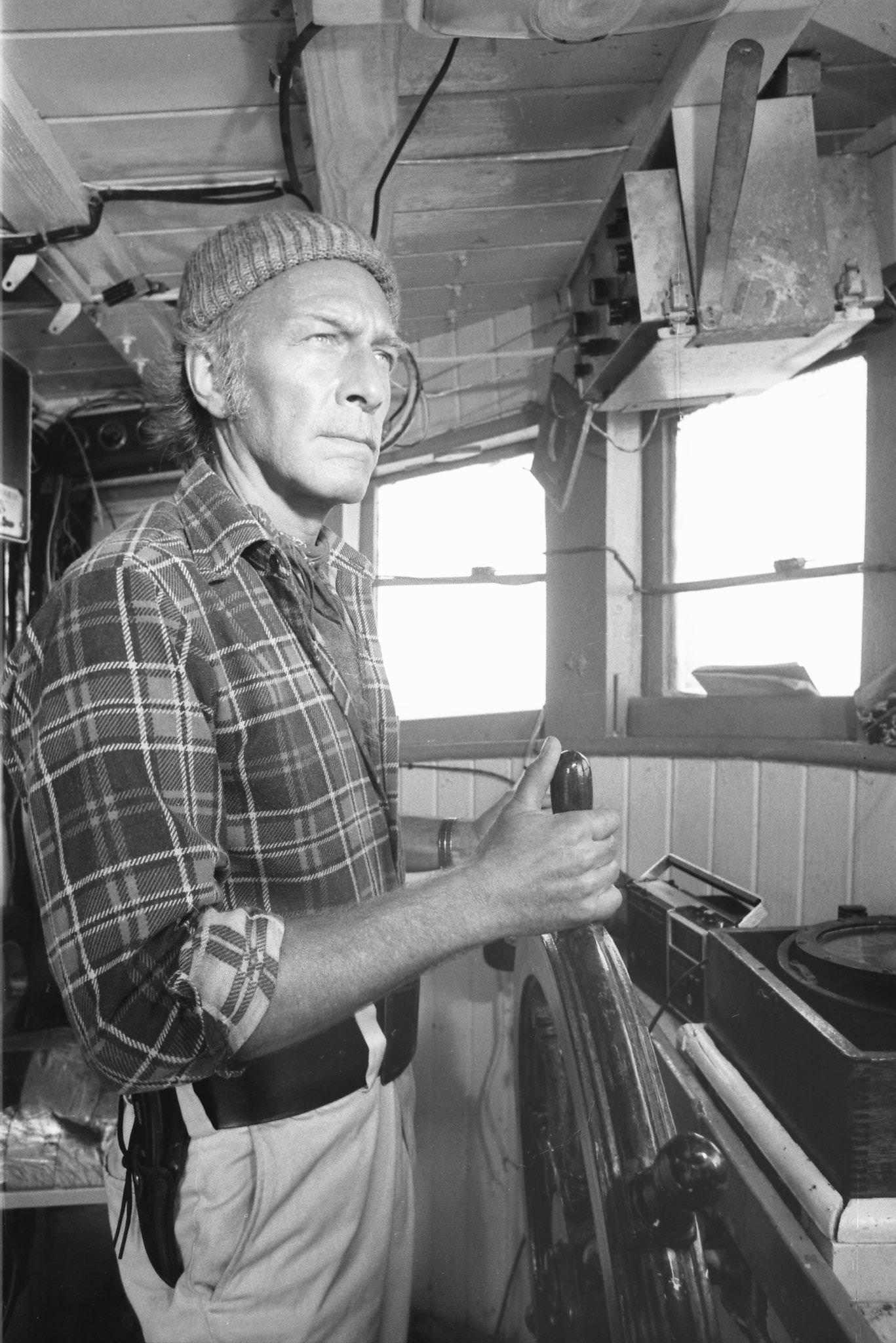 Christopher Plummer As Jacques Burrifous In 'Desperate Voyage', 1980.