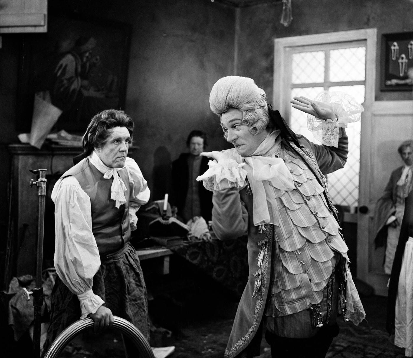 Christopher Plummer On The Set Of 'Lock Up Your Daughters', Kilkenny, Ireland, 1968.