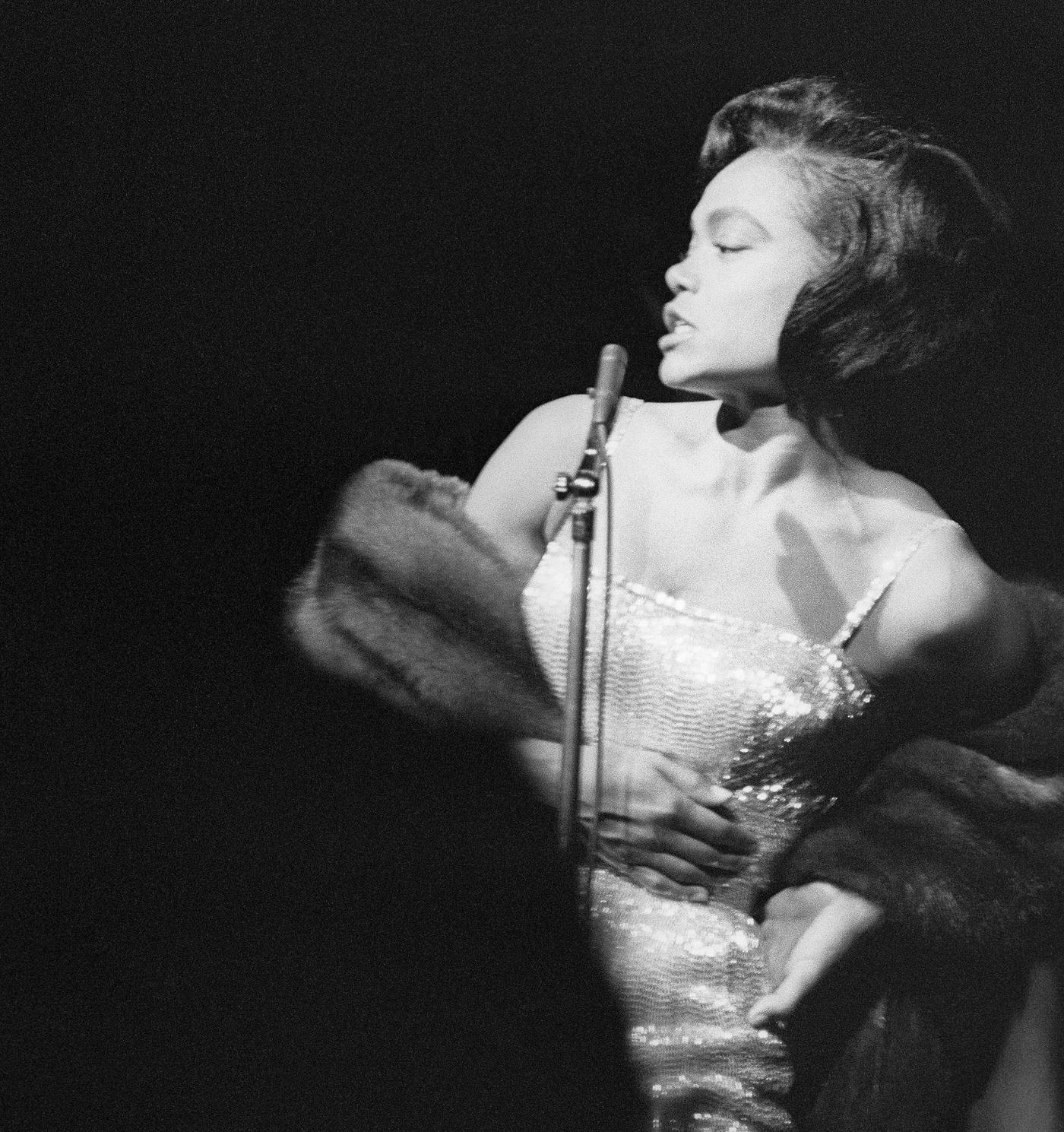 Eartha Kitt During Her Performance At The Persian Room, Plaza Hotel, New York City.