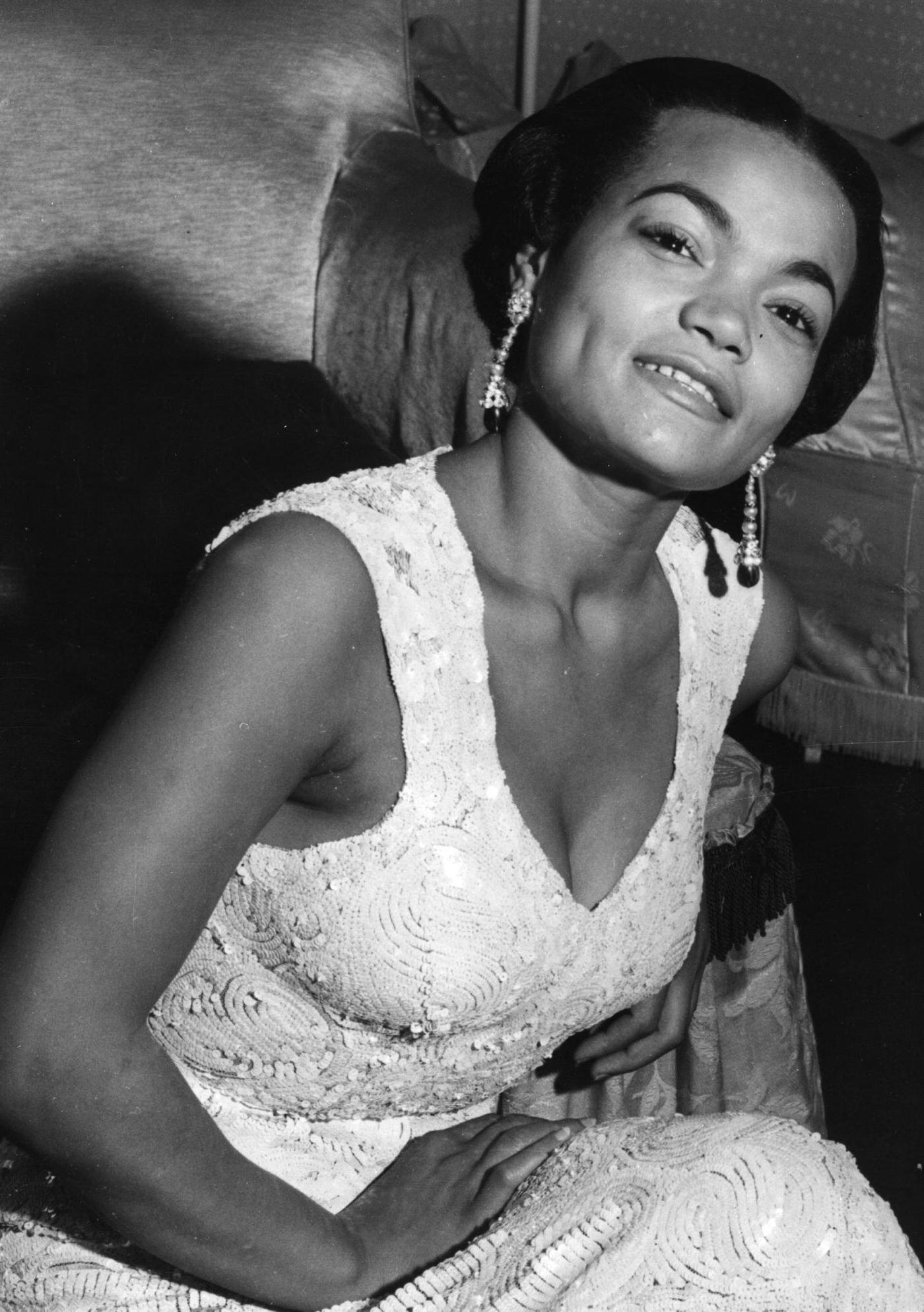 Eartha Kitt, Cabaret Singer In London.