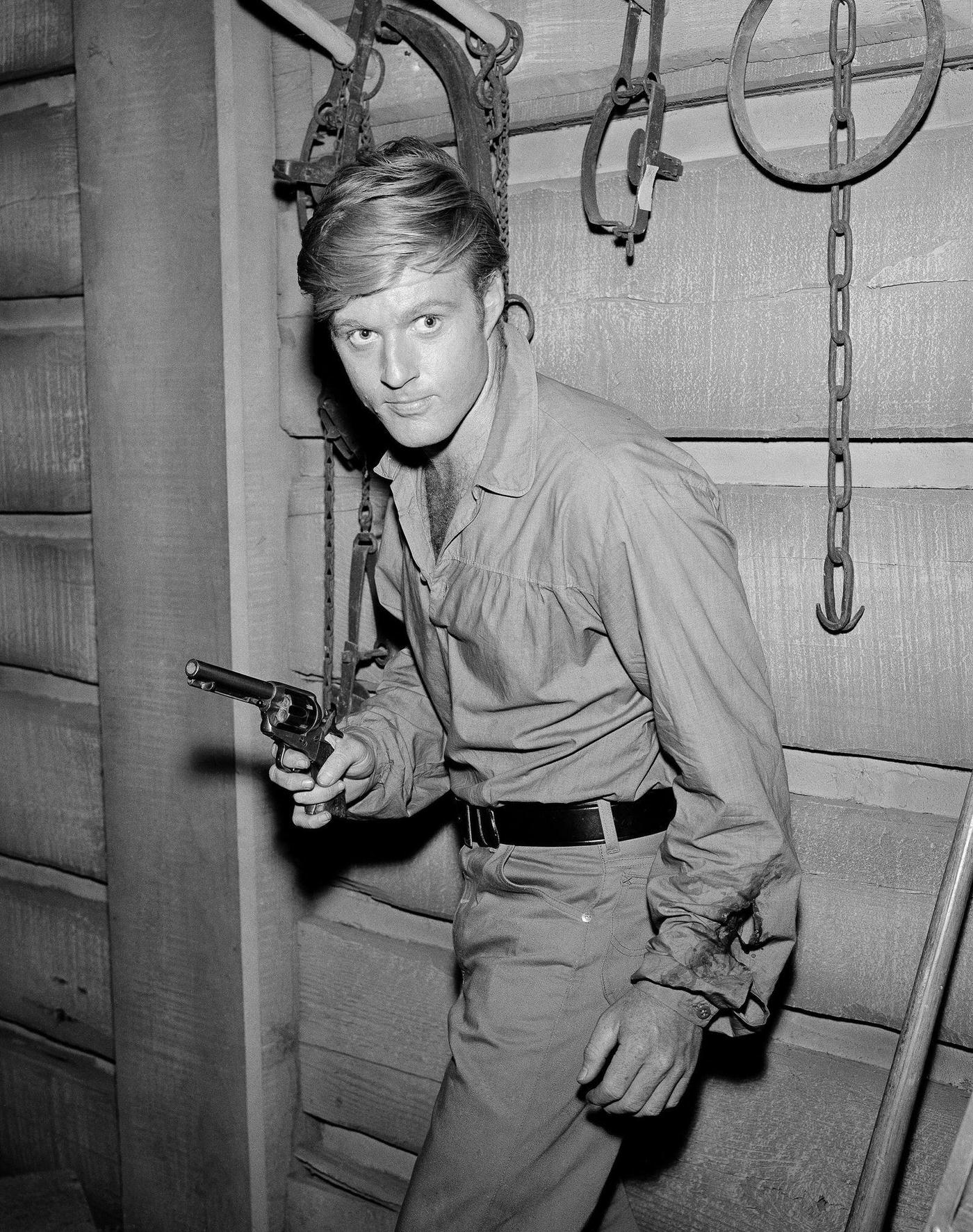 Robert Redford As Matthew Cordell In The 1963 Episode &Amp;Quot;The Evil That Men Do&Amp;Quot; Of The Television Series 'The Virginian'.