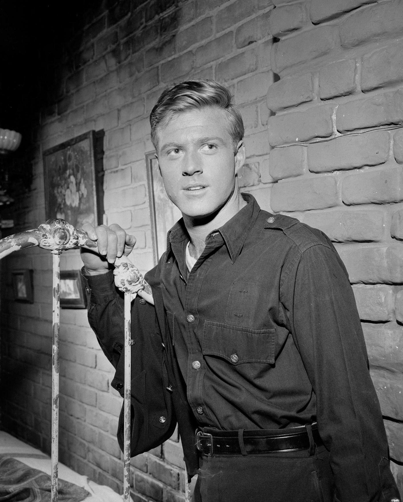 Robert Redford On An Episode Of 'The Twilight Zone' Entitled 'Nothing In The Dark' In 1961.