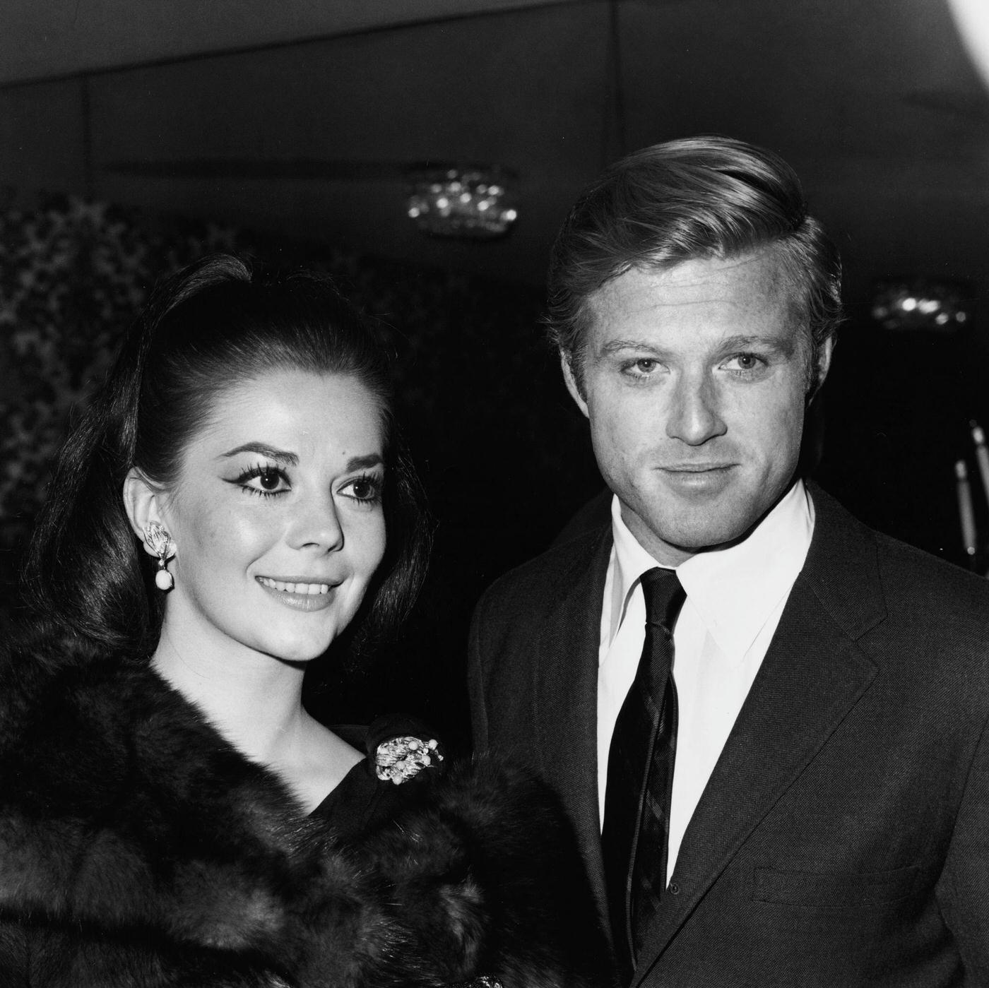 Robert Redford And Natalie Wood Attending The Golden Globe Nomination Announcements, January 1966.