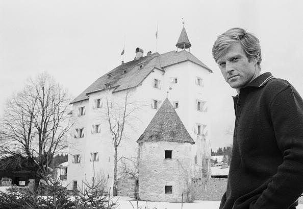 Robert Redford On The Set Of 'Downhill Racer', Directed By Michael Ritchie, Kitzbuhl, Austria, 1969.