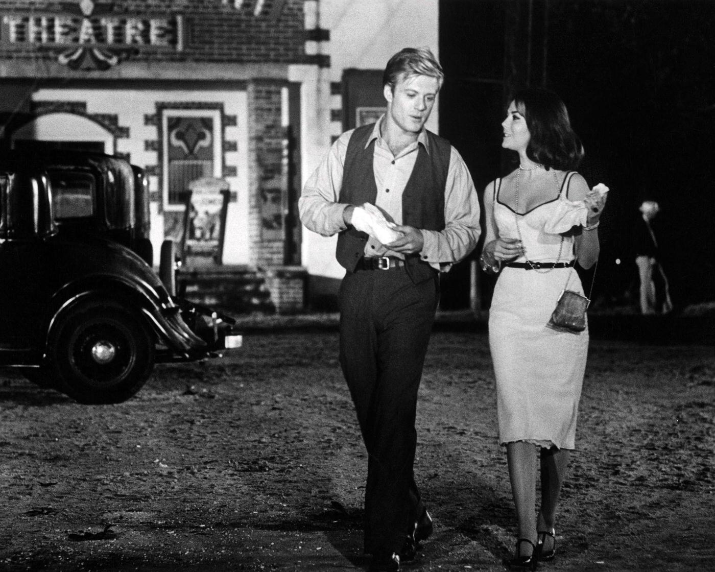 Robert Redford And Natalie Wood In 'Inside Daisy Clover', Directed By Robert Mulligan In 1965.