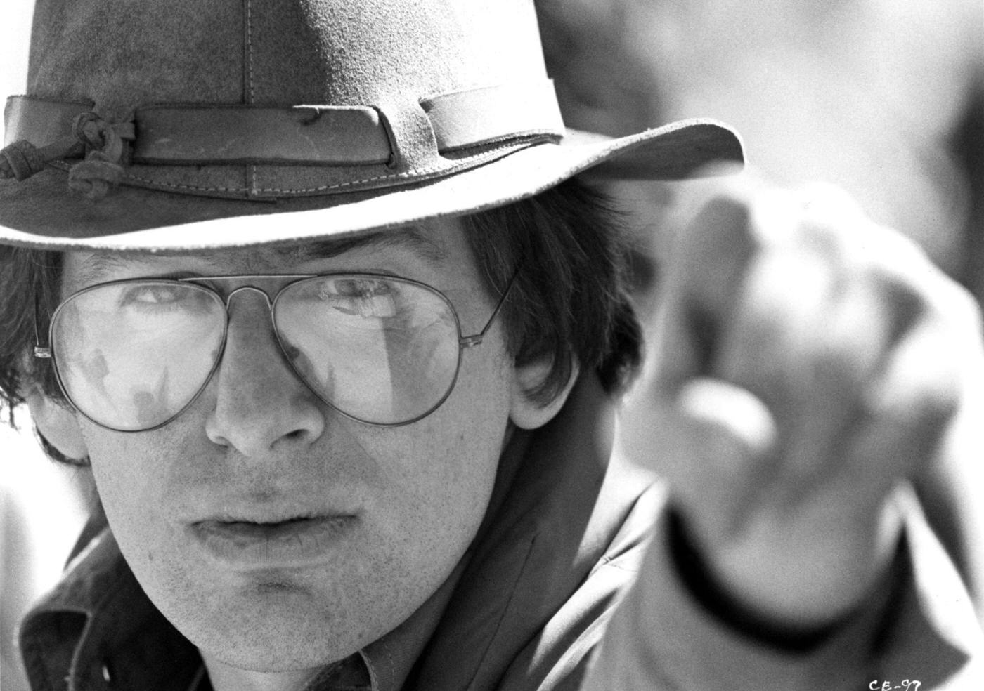 Steven Spielberg On The Set Of 'Close Encounters Of The Third Kind' By Columbia Pictures, 1977.