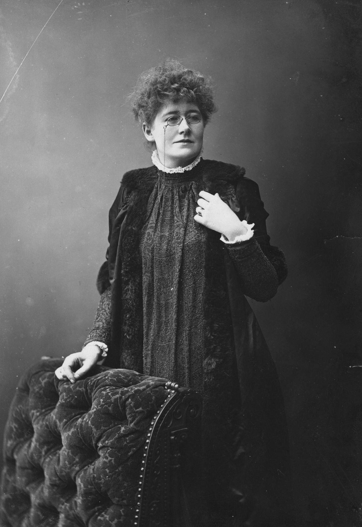 Ellen Terry, English Stage Actress, 1890.