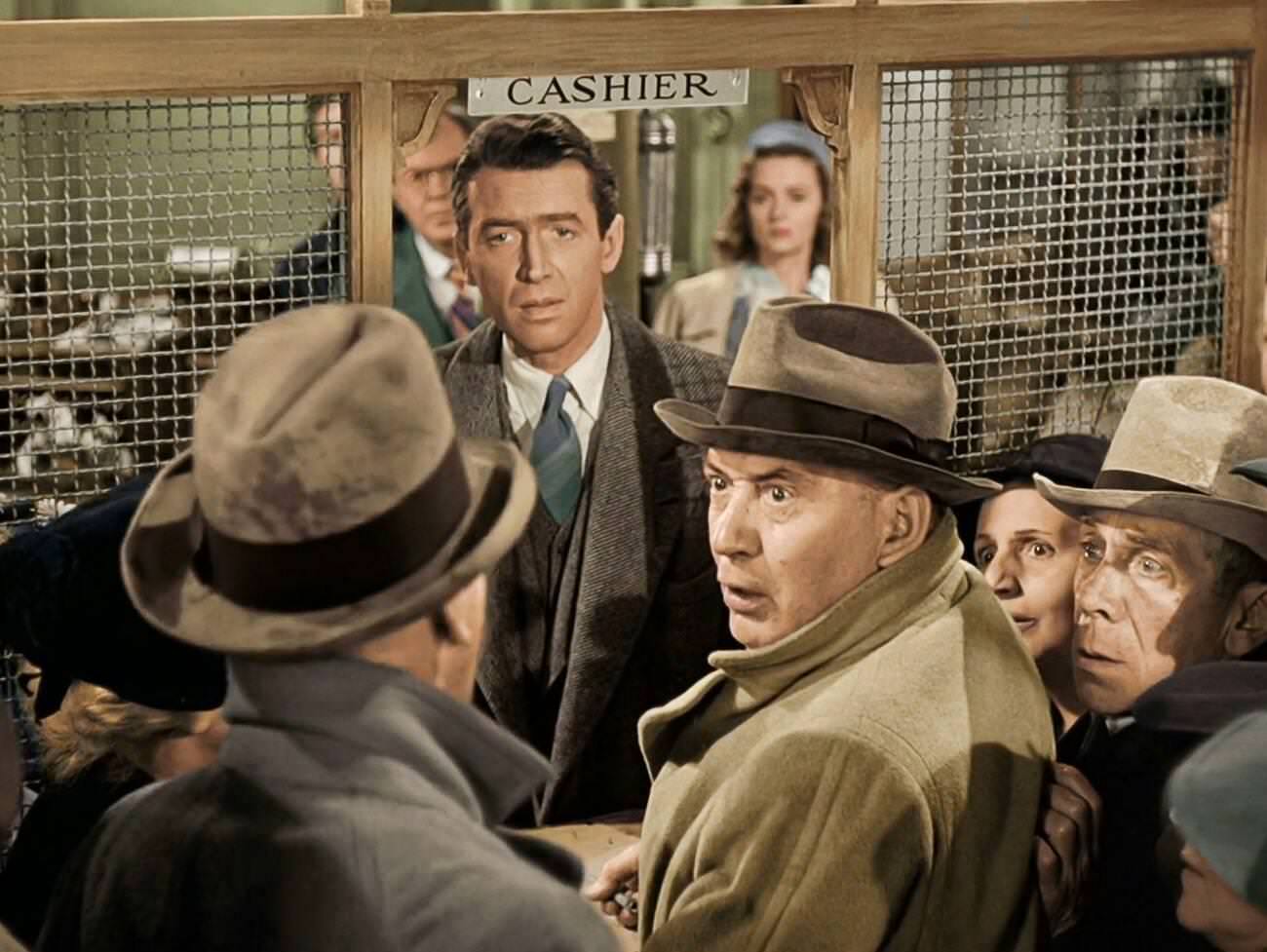 James Stewart In A Scene From 'It'S A Wonderful Life', Directed By Frank Capra, 1946.