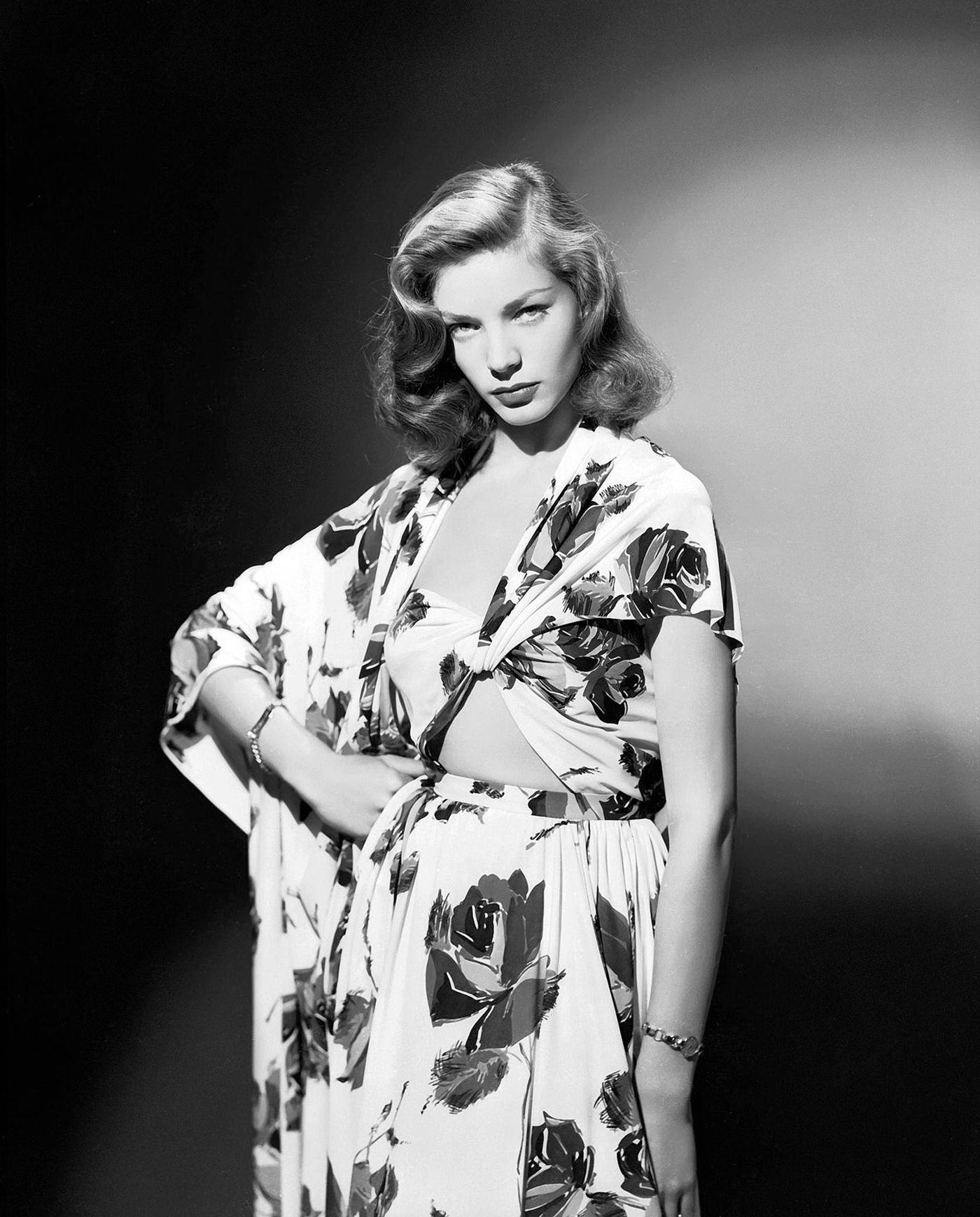 Lauren Bacall'S Smoldering Gaze And Confident Demeanor Made Her One Of The Most Iconic Actresses Of All Time.