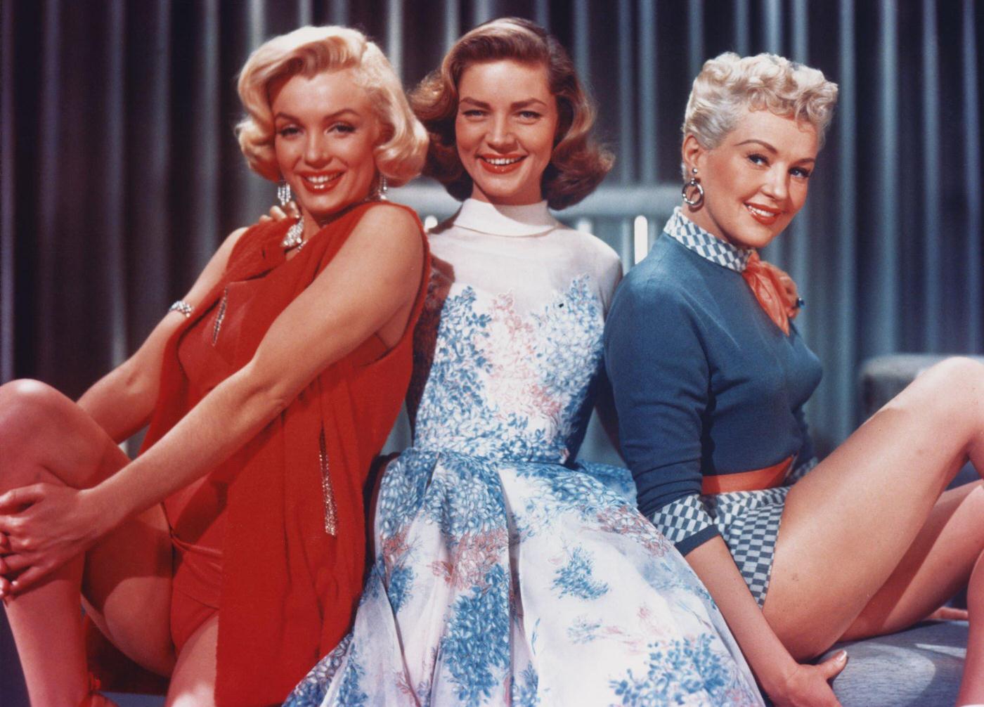 Marilyn Monroe, Lauren Bacall, And Betty Grable In A Promotional Portrait For 'How To Marry A Millionaire', Directed By Jean Negulesco In 1953.
