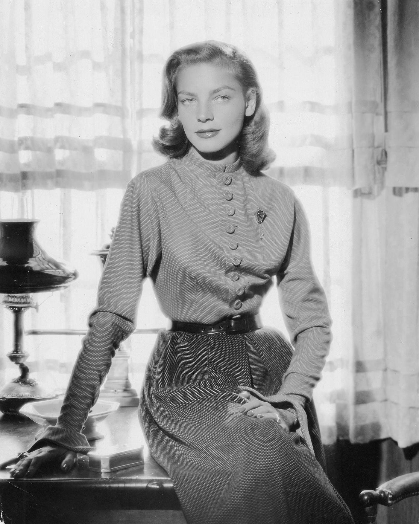 Lauren Bacall, Us Actress, In The Mid-1950S.