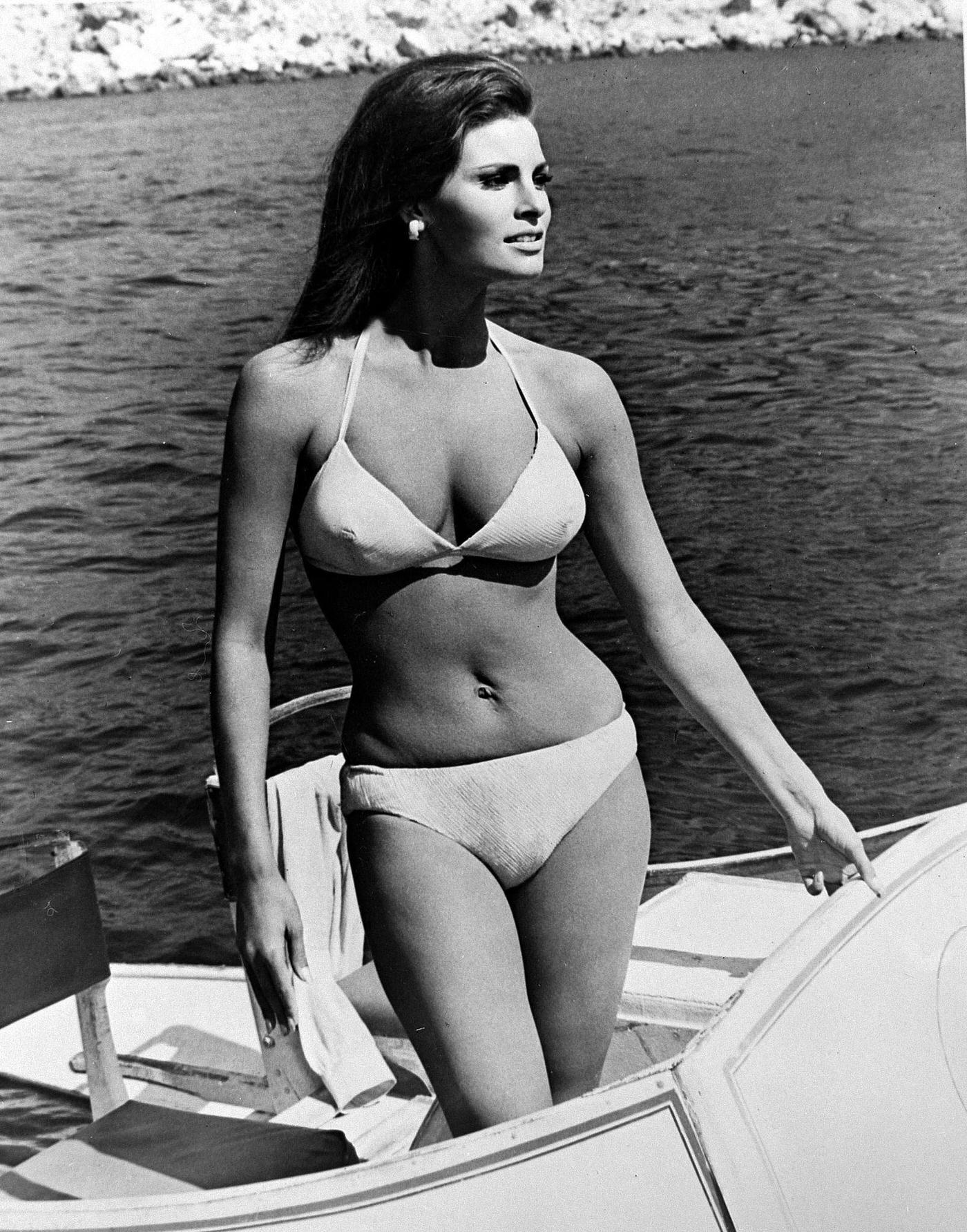 Enigmatic Raquel Welch, An Embodiment Of American Film Allure.