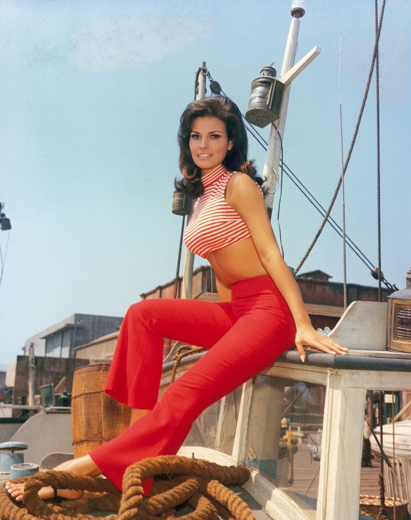 Radiant Raquel Welch, The Epitome Of A Hollywood Screen Goddess.