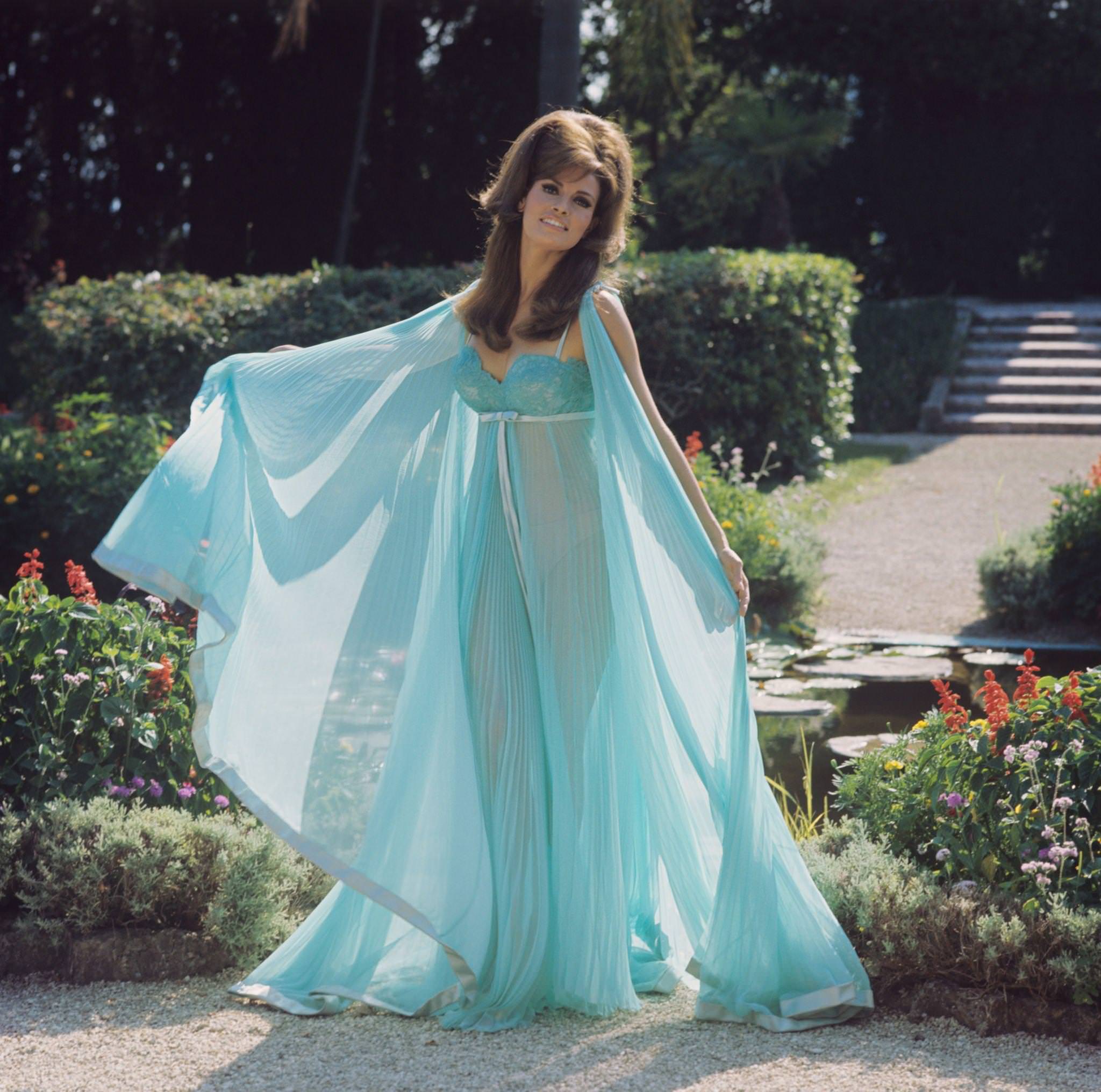 Raquel Welch Wearing A See-Through Petticoat, 1960S.