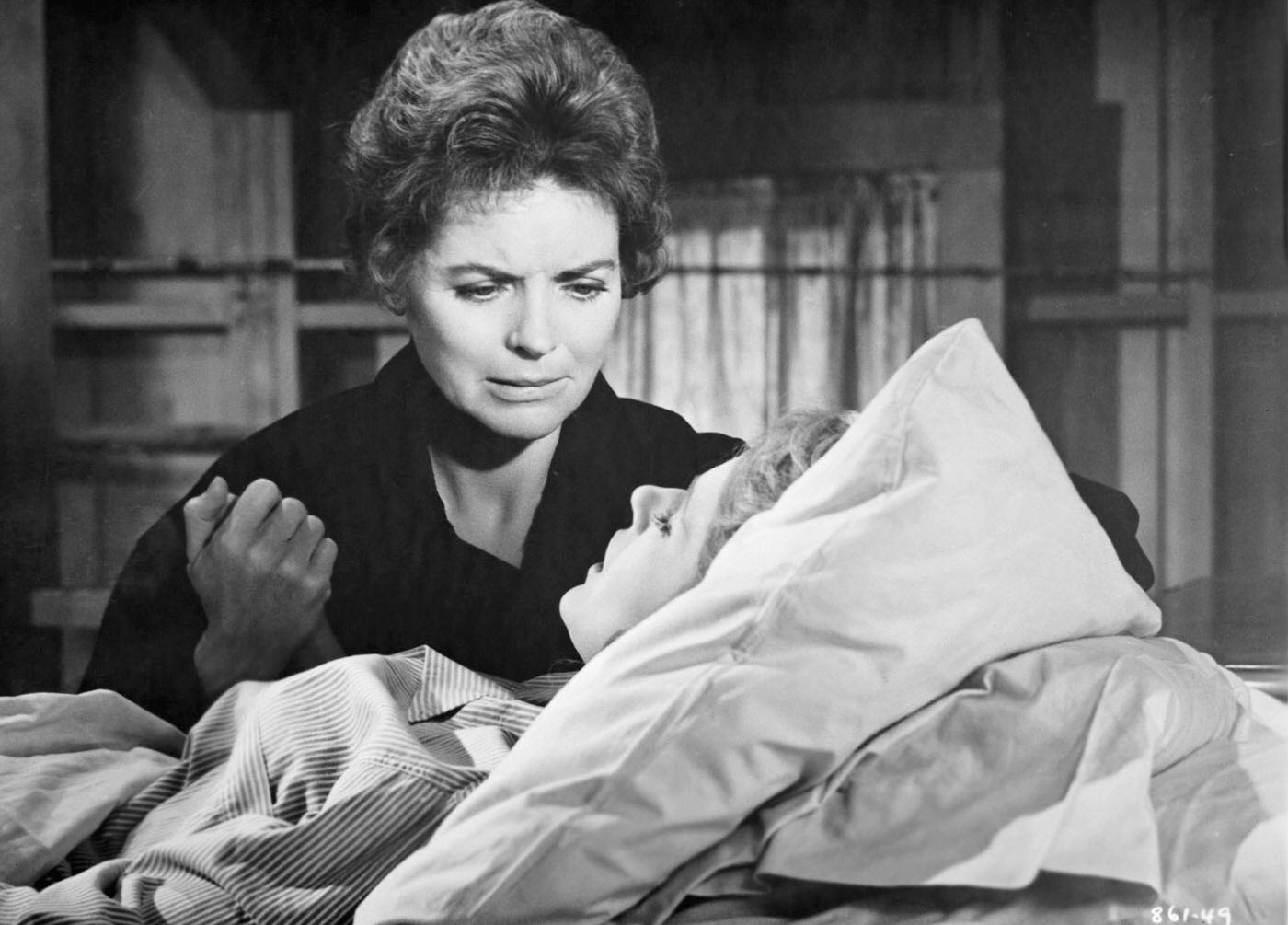 Dorothy Mcguire Stands Over Connie Stevens In 'Susan Slade', 1961