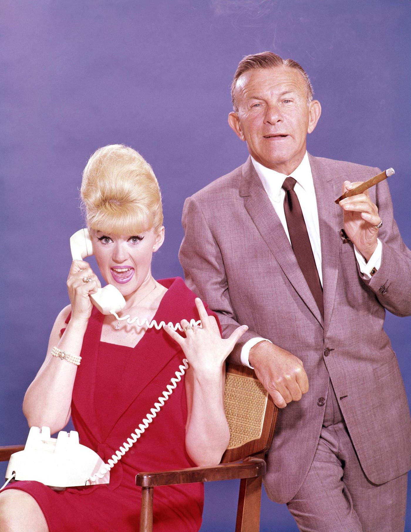 Scene From 'Wendy And Me' Featuring George Burns And Wendy Conway, 1964